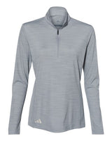 Adidas Women's Lightweight Mélange Quarter-Zip Pullover