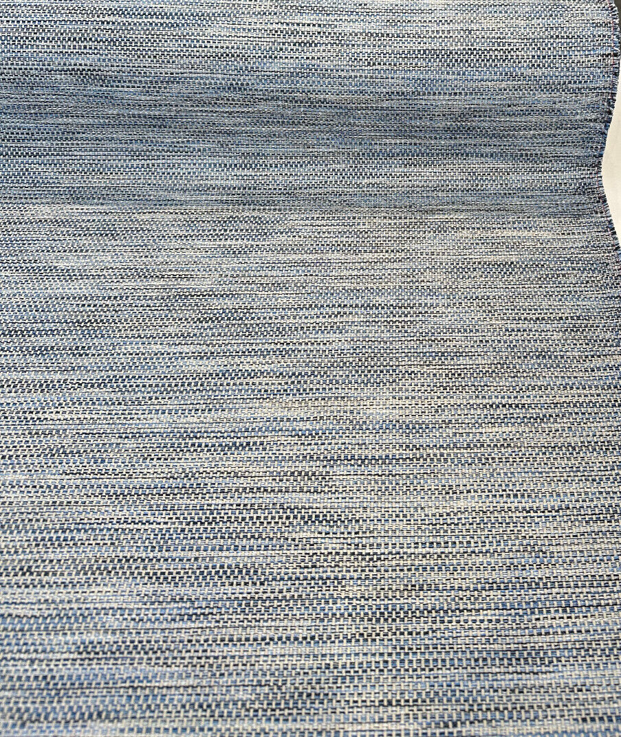 Blue Coast Chenille Tweed Latex Back Upholstery Fabric - Blue, Navy, Silver, Taupe, 56" Width (By The Yard)