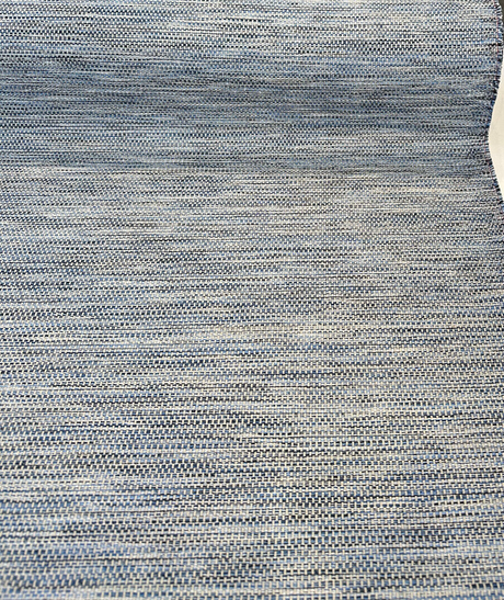 Blue Coast Chenille Tweed Latex Back Upholstery Fabric - Blue, Navy, Silver, Taupe, 56" Width (By The Yard)