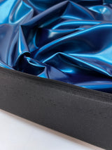 Polyester Elastane Changeant Knit Blue Shades