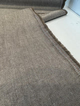 Comfy Cozy Linen Baby Alpaca Fabric - Mocha Twill, 54" Width (1 Yard)