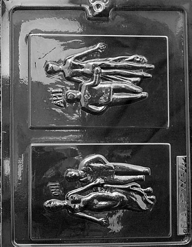 Oh-Aah Plaque Chocolate Mold - LPXX544