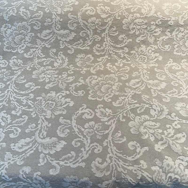 Gianna Parchment Floral Pumice Chenille Upholstery Fabric - Pumice Beige Floral, 58" Width (1 Yard)