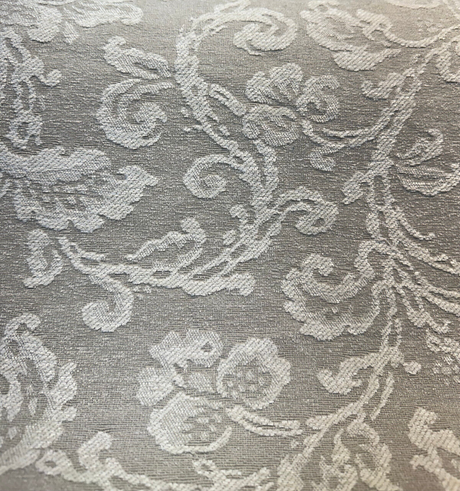Gianna Parchment Floral Pumice Chenille Upholstery Fabric - Pumice Beige Floral, 58" Width (1 Yard)