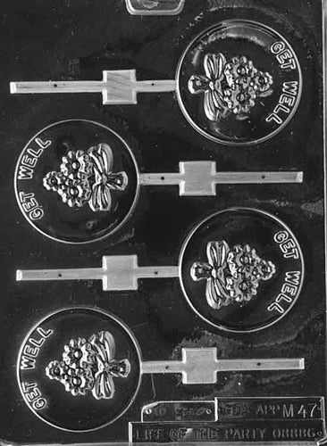 Get Well Lolly Chocolate Mold - LPM047