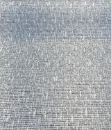 Dorset Sterling Gray Chenille Fabric - Solid Woven Performance+, 54" Width (1 Yard)