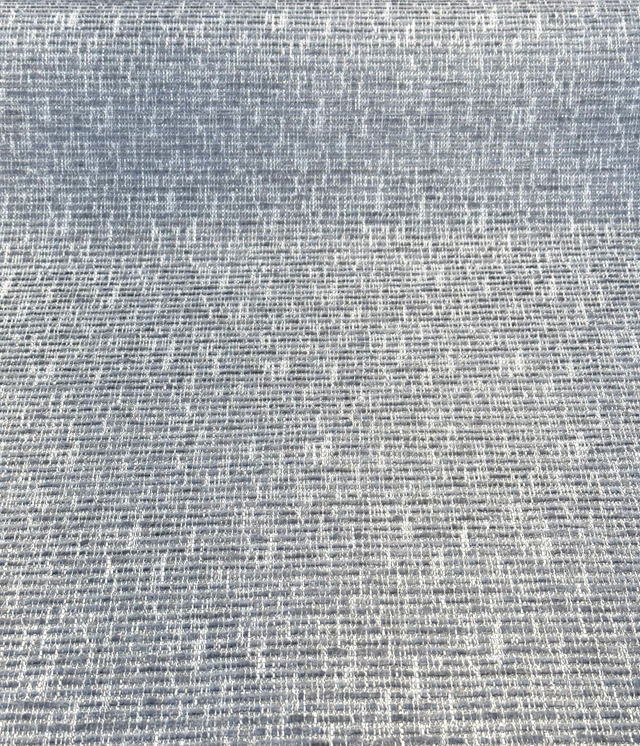 Dorset Sterling Gray Chenille Fabric - Solid Woven Performance+, 54" Width (1 Yard)