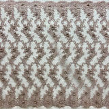 Beaded 3D Floral Lace Mesh