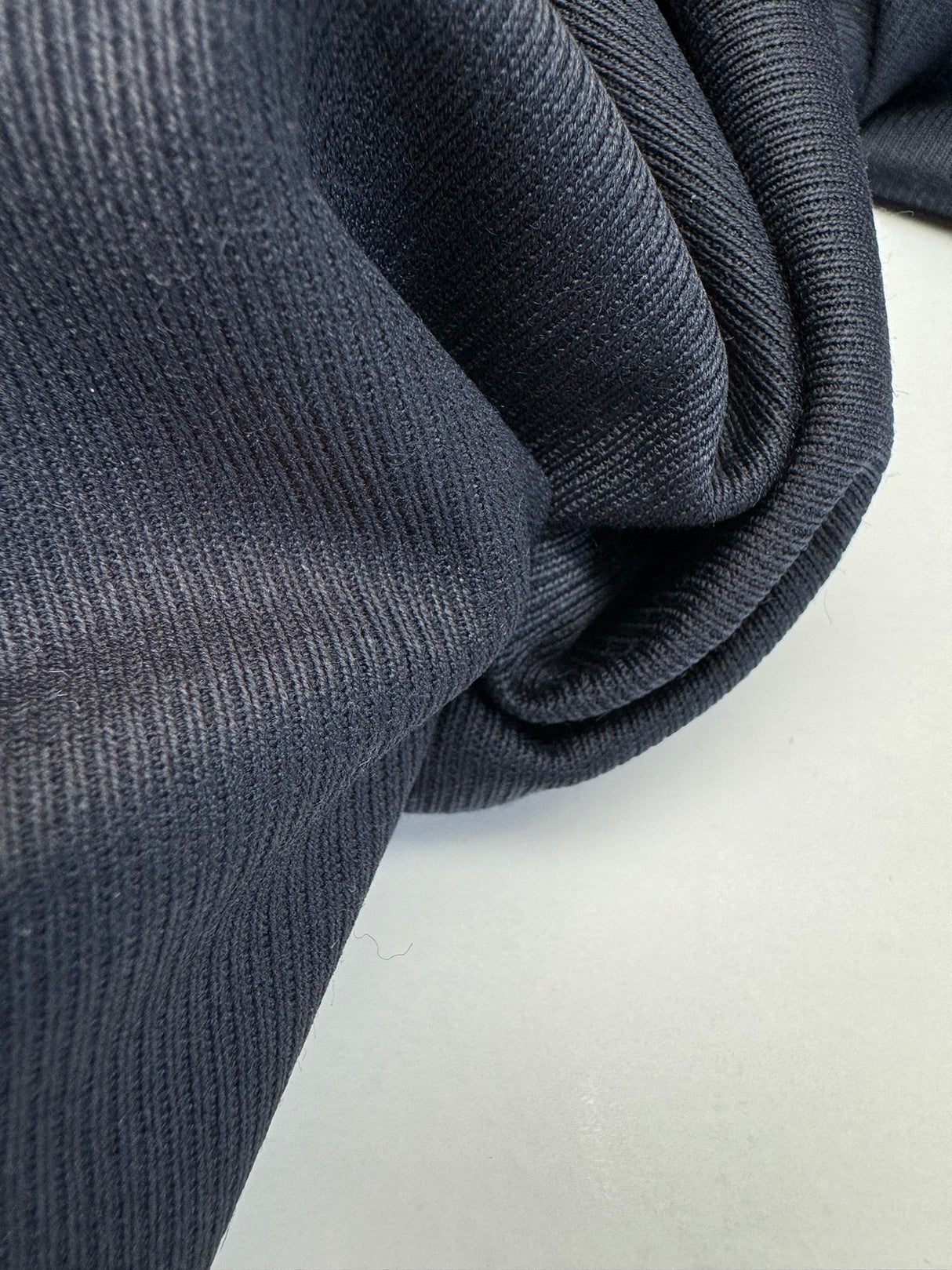 Blue Wool Blend Twill