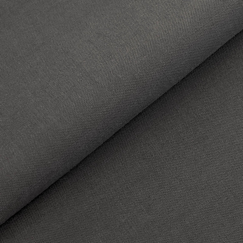 Machine Washable Med. Grey Tropical Wool Blend Fabric - Charcoal, 58/60" Width