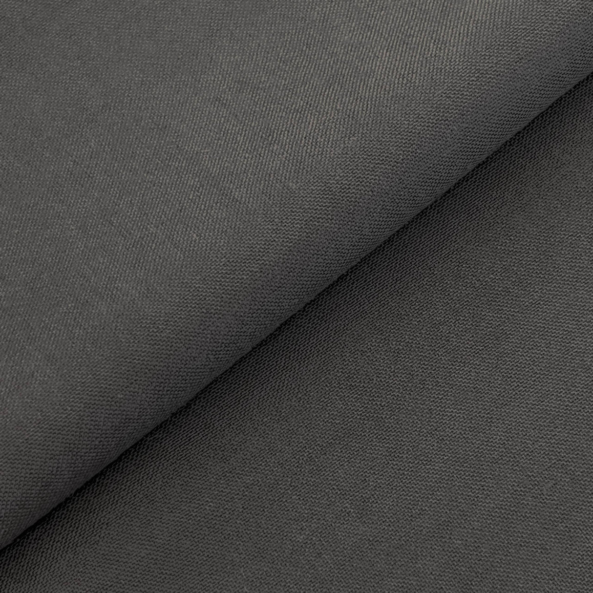Machine Washable Med. Grey Tropical Wool Blend Fabric - Charcoal, 58/60" Width