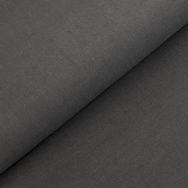 Machine Washable Med. Grey Tropical Wool Blend Fabric - Charcoal, 58/60" Width