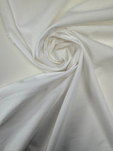 Cotton Poplin White Shirt Fabric