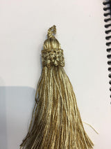 Emerald Italian Key Tassel Fabric - Emerald, 5" Length (25 Pieces)