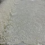 Beaded Corded Bridal Lace