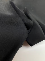 Black Acetate Silk Crepe Fabric