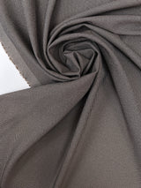 Italian Gray-Brown Stretch Polyester Fabric