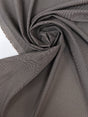 Italian Gray-Brown Stretch Polyester Fabric