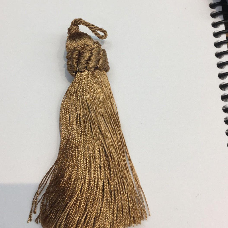 Copper Italian Key Tassel - Copper Decorative Tassel, 5" Length (25 Pieces)
