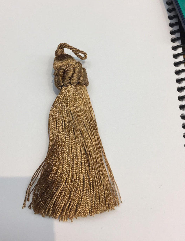 Copper Italian Key Tassel - Copper Decorative Tassel, 5" Length (25 Pieces)