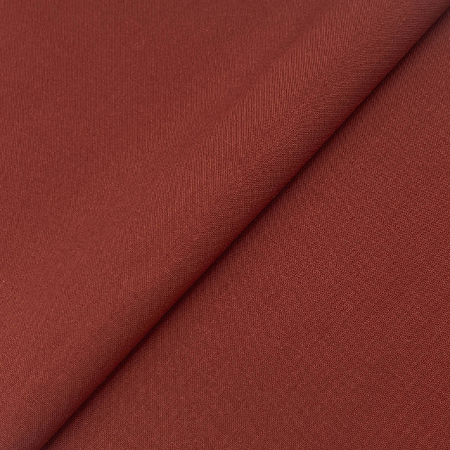 Burnt Red Tropical Wool Blend Fabric - Burnt Red, Tropical, 58/60" Width