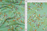 1 Yard Bubble Satin Floral Print Fabric, 58/59? Wide Polyester Spandex Blend