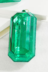 Green Jewel Ornament 4 Inch to 5 Inch Luxury Holiday Decor