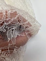 White Shade Floral Lace Polyamide Viscose