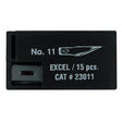 Excel #11 Double-Honed Blade, Pack Of 100
