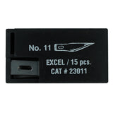 Excel #11 Double-Honed Blade, Pack Of 15