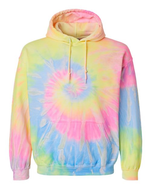 Blended Tie-Dyed Hooded Sweatshirt