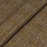Brown Wool Sportcoat Wool Fabric - Brown, 60" Width (1 Yard)
