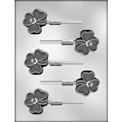 Shamrock Smile Sucker Chocolate Mold