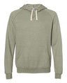 JERZEES Unisex Snow Heather French Terry Raglan Hooded Sweatshirt
