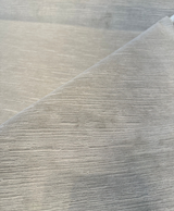 Plush Texture Cut Velvet Dolce Stone Polyester Fabric - Stone Striped High-Low Texture, 54" Width (1 Yard)