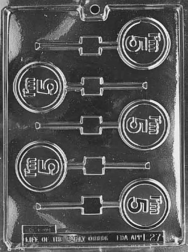 "I'm 5" Lolly Chocolate Mold - LPL027