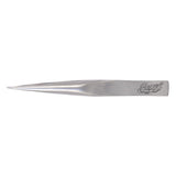 Excel Hollow-Handle Fine-Point Tweezers, Black