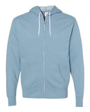 Independent Trading Co. Unisex Lightweight Full-Zip Hooded Sweatshirt
