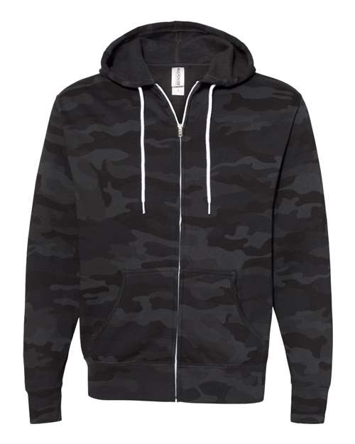 Lightweight Full-Zip Hooded Sweatshirt