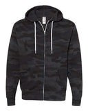Lightweight Full-Zip Hooded Sweatshirt