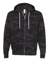 Independent Trading Co. Unisex Lightweight Full-Zip Hooded Sweatshirt