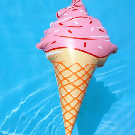 Cono de helado inflable