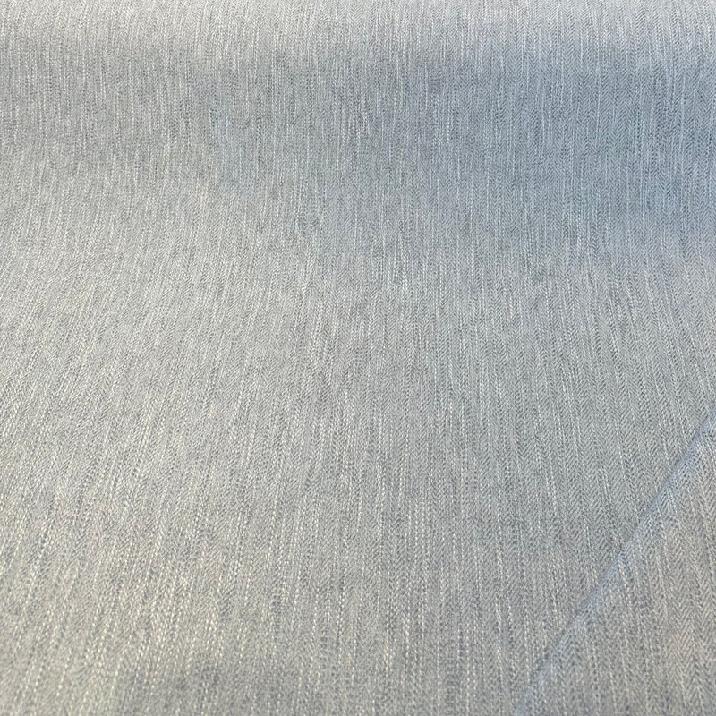 Capital Gains Chenille Fabric - Blue Sky Herringbone, 54" Width (1 Yard)