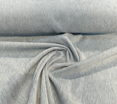 Capital Gains Chenille Fabric - Blue Sky Herringbone, 54" Width (1 Yard)