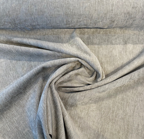 Capital Gains Chenille Upholstery Fabric - Whisper Taupe Herringbone, 54" Width (By The Yard)