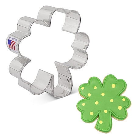 Cookie Cutter 4-Leaf Clover 3-3/4" - 8066A
