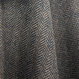 Brown Herringbone Tweed Wool Fabric - Brown Herringbone, 58" Width (1 Yard)