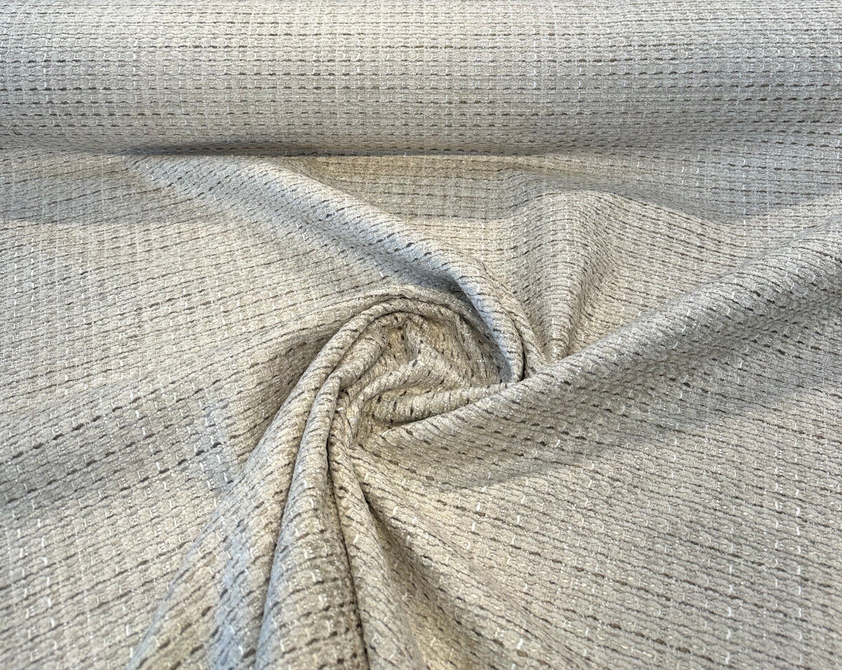 Amory Linen Textured Soft Chenille Upholstery Fabric - Linen, Textured, 56" Width (By The Yard)