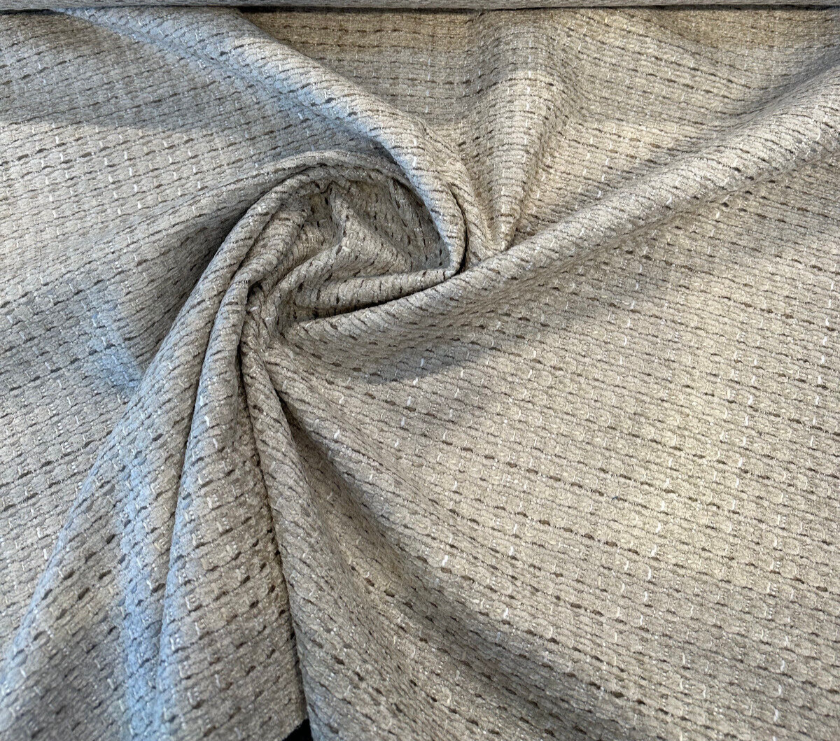 Amory Linen Textured Soft Chenille Upholstery Fabric - Linen, Textured, 56" Width (By The Yard)