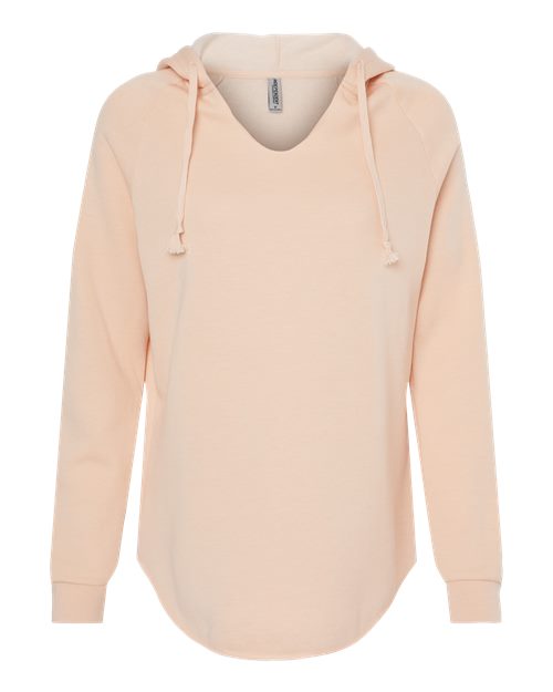 Women's Lightweight California Wave Wash Hooded Sweatshirt